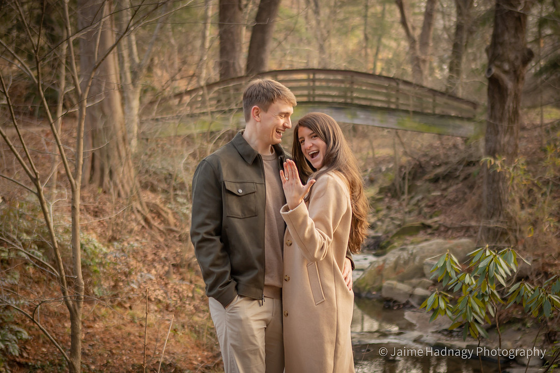 Engagement Photos at The Botanical Gardens in Asheville
