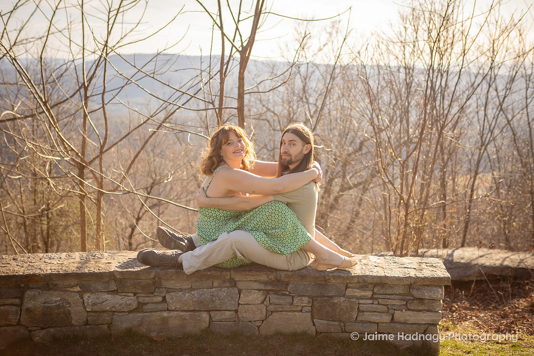 Sweet and Fun Engagement Photos in the Mountains