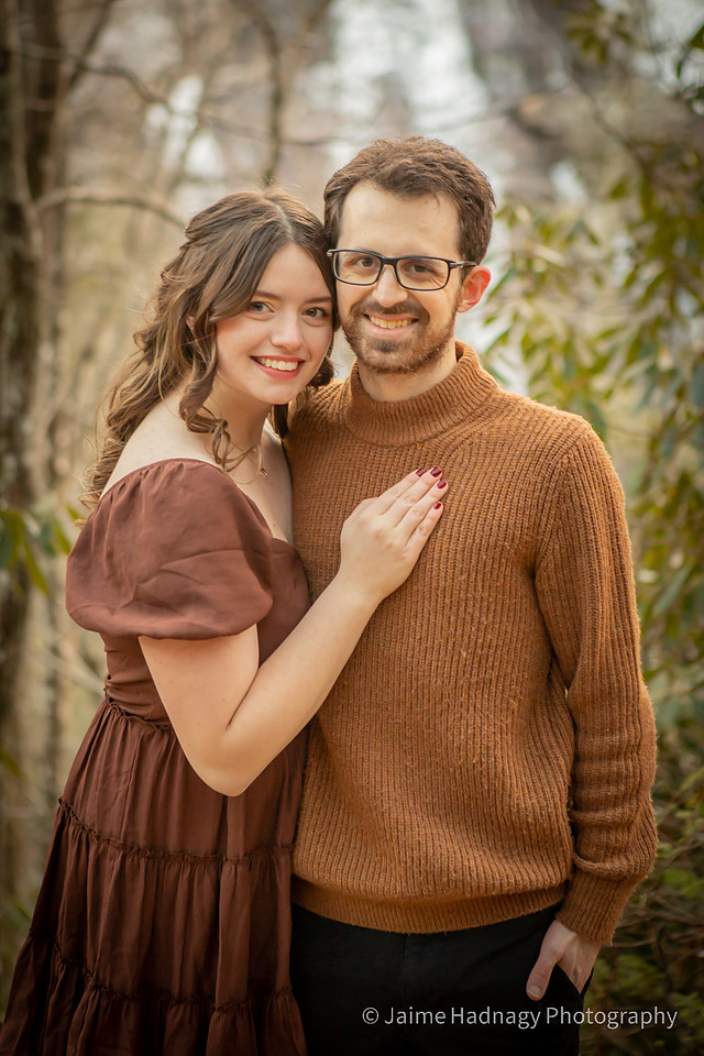 Dupont State Forest High Falls Engagement Photography | Asheville Photographer