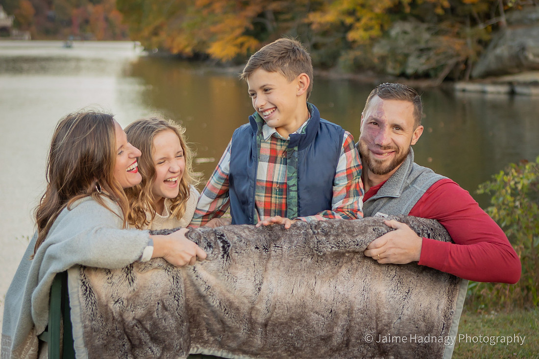 Fun Active Family Photos Lifestyle Outdoor Piggyback | Lake Lure Asheville