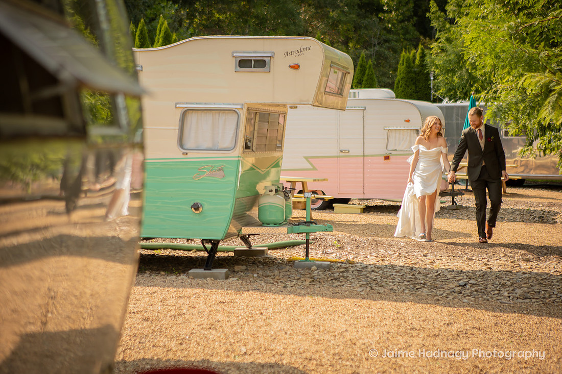 Asheville Wedding Portrait Photography at JuneBug Retro Resort