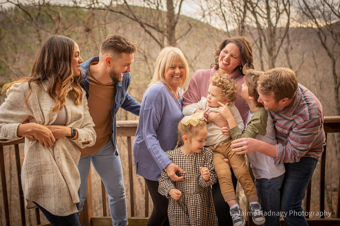 Family Photos at Cabin in Old Fort NC | Asheville Photographer
