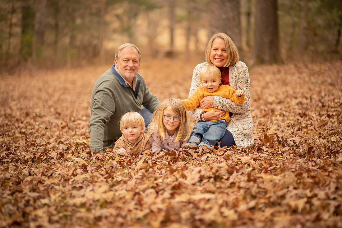 Photo Session with Grandparents and Grandkids | Asheville Family Photographer
