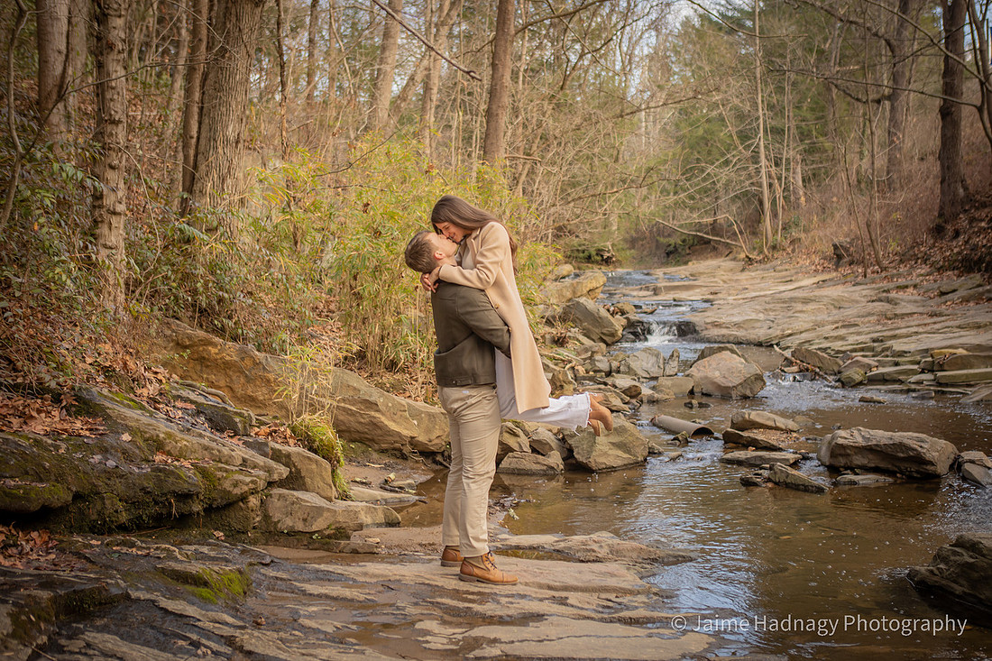 Engagement Photos at The Botanical Gardens in Asheville