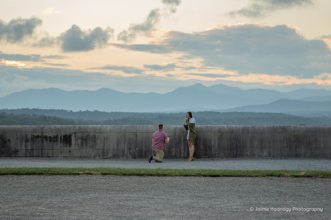 Surprise Proposal Photographer Biltmore Estate Asheville