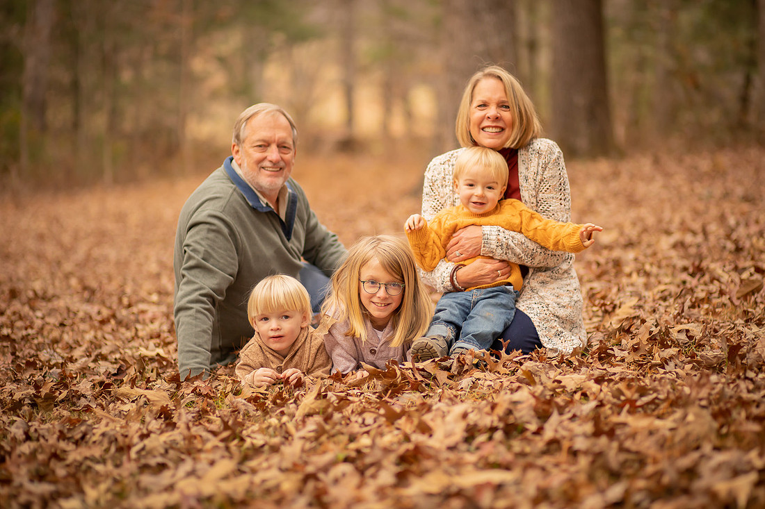 Photo Session with Grandparents and Grandkids | Asheville Family Photographer