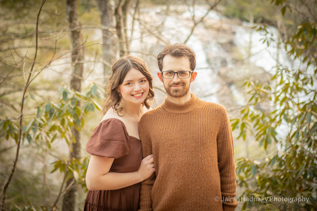 Dupont State Forest High Falls Engagement Photography | Asheville Photographer