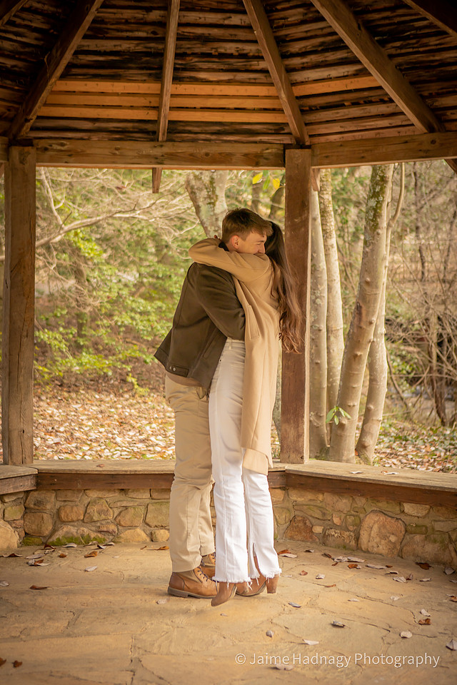 Surprise Proposal at Asheville Botanical Gardens | Asheville Engagement Photographer