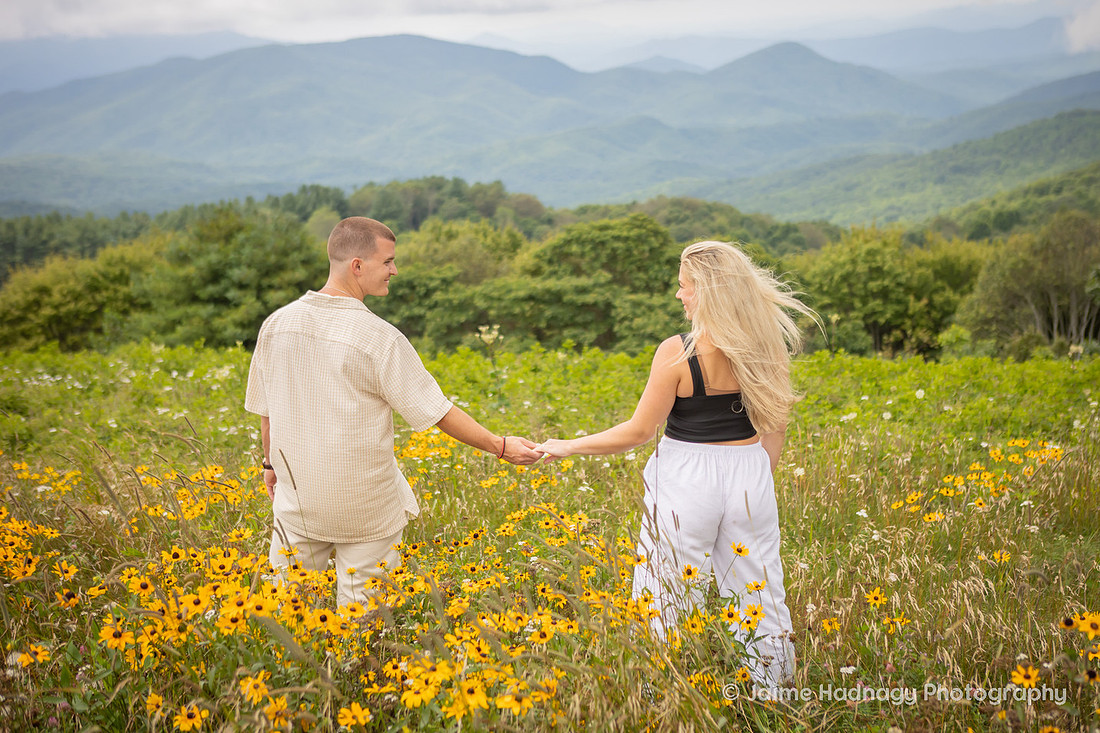 Romantic Hiking Proposal | Asheville Engagement Photographer