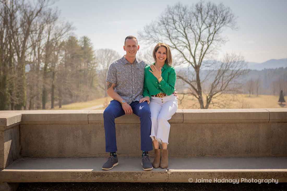 Asheville Photographer Biltmore Engagement Session