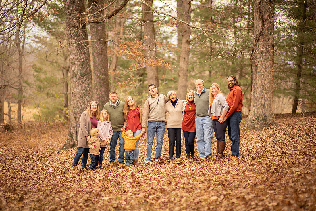 Outdoor Fall Family Photos | Asheville Portrait Photographer Lifestyle