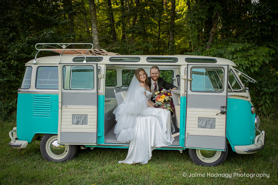 Asheville Photographer Retro Wedding
