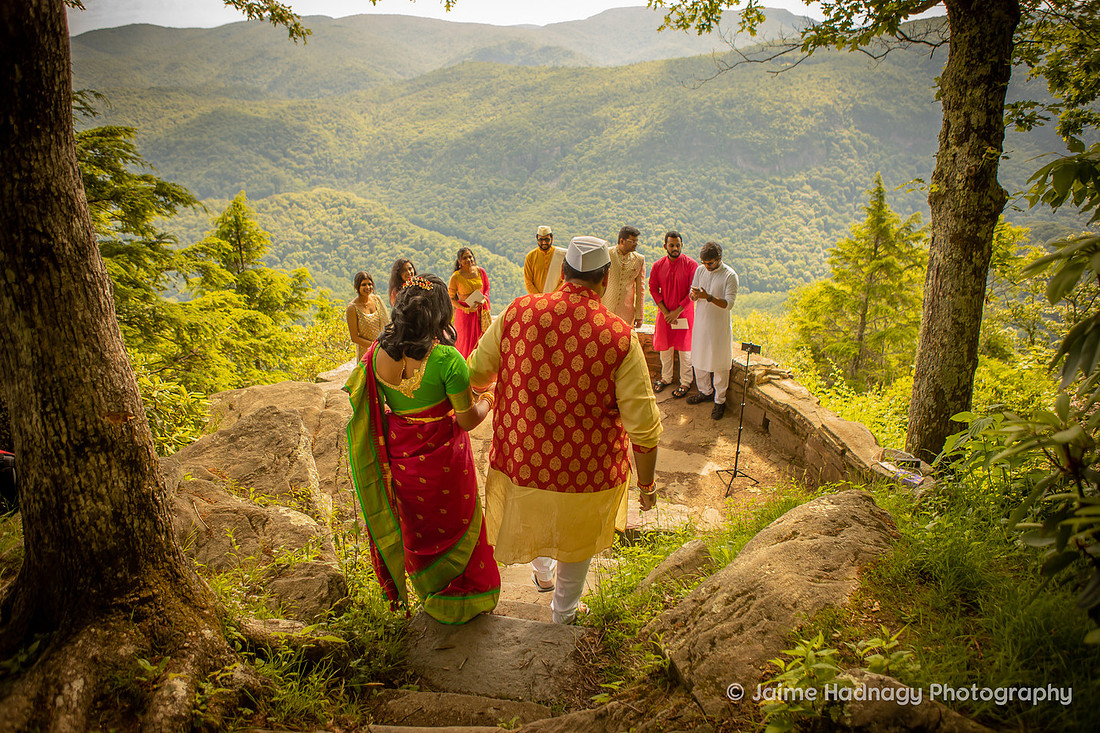 Indian Elopement in the Mountains of Western North Carolina | Wedding Photography