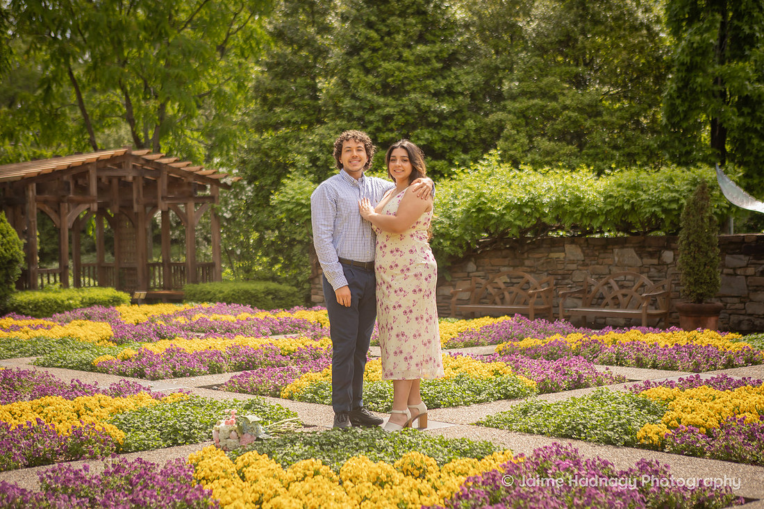 Engagement Photography at the Arboretum in Asheville