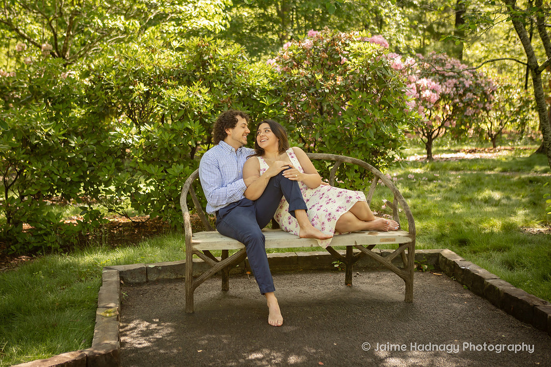 Asheville Engagement Session at the Arboretum | Proposal Photographer