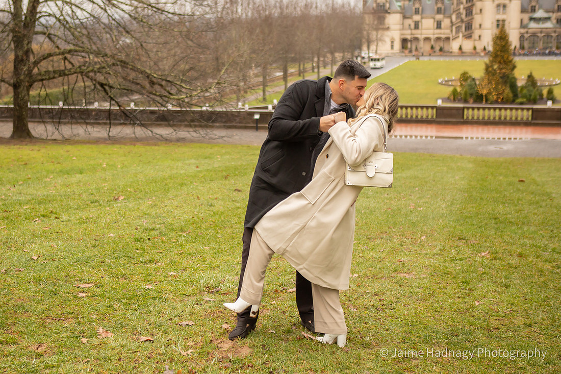 Asheville Proposal Photographer at The Biltmore House