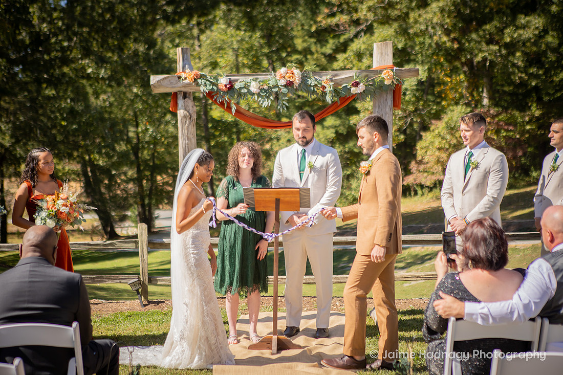 Tie the Knot in a Wedding Handfasting | Asheville Photographer