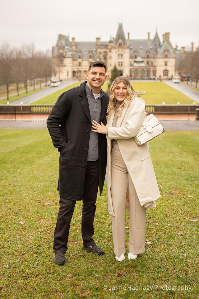 Surprise Proposal Biltmore Estate Photographer