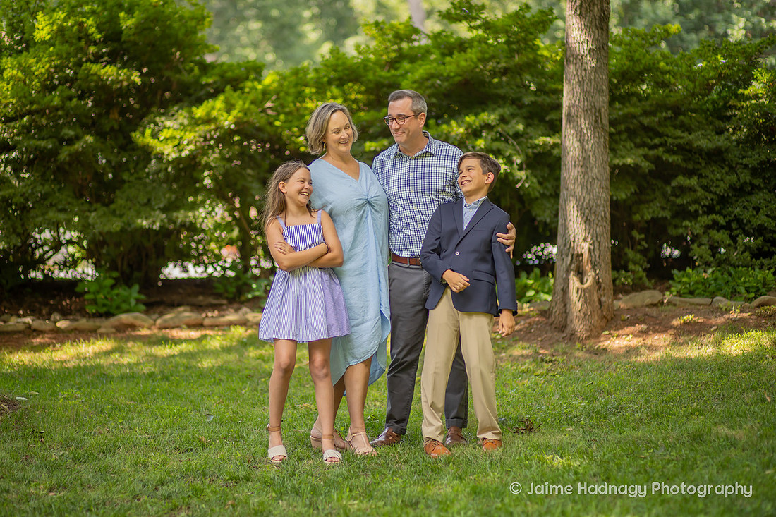 Fun Family Photo Session Outside | Asheville Photographer