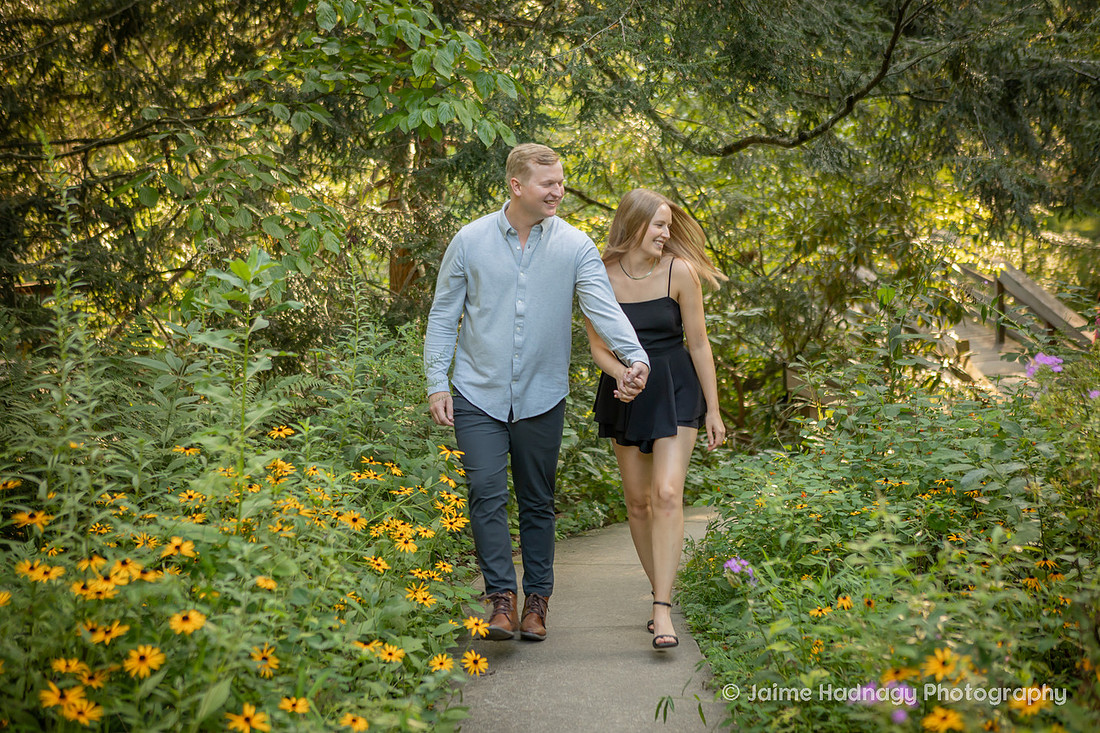Fairytale Engagement Photos at Botanical Gardens in Asheville | Photography