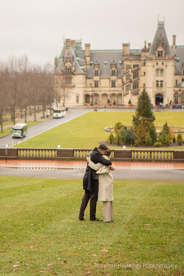 Surprise Engagement Photos | Asheville Proposal Photographer Biltmore House