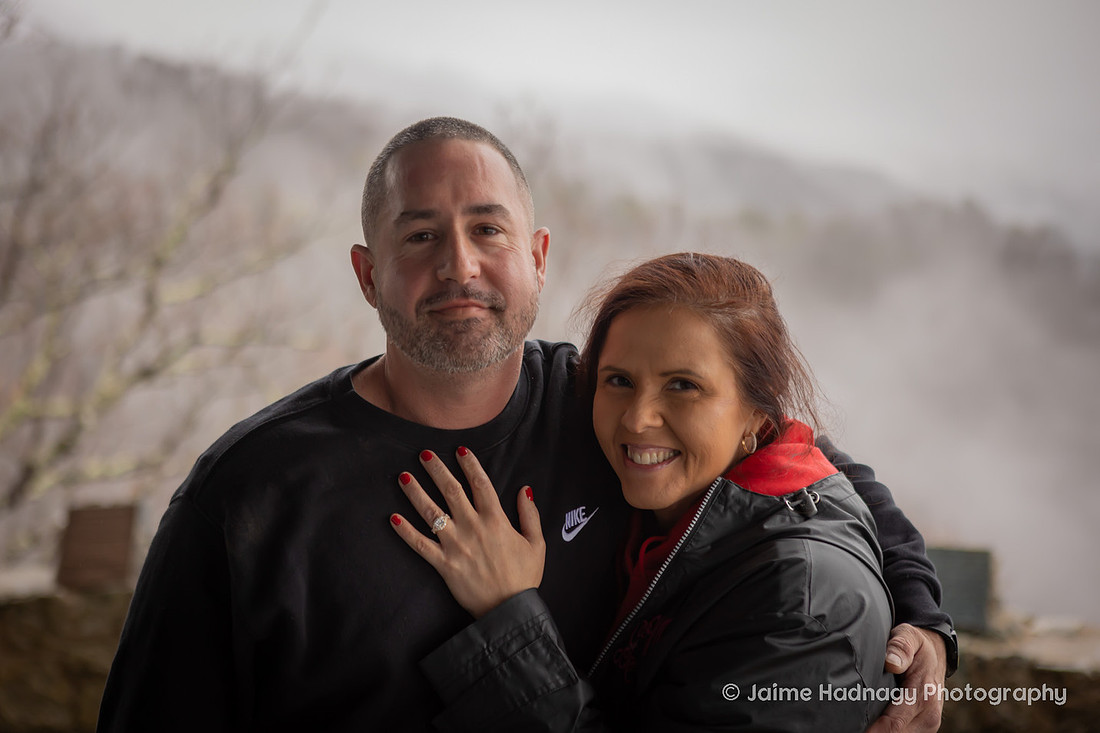 Engaged at Pretty Place