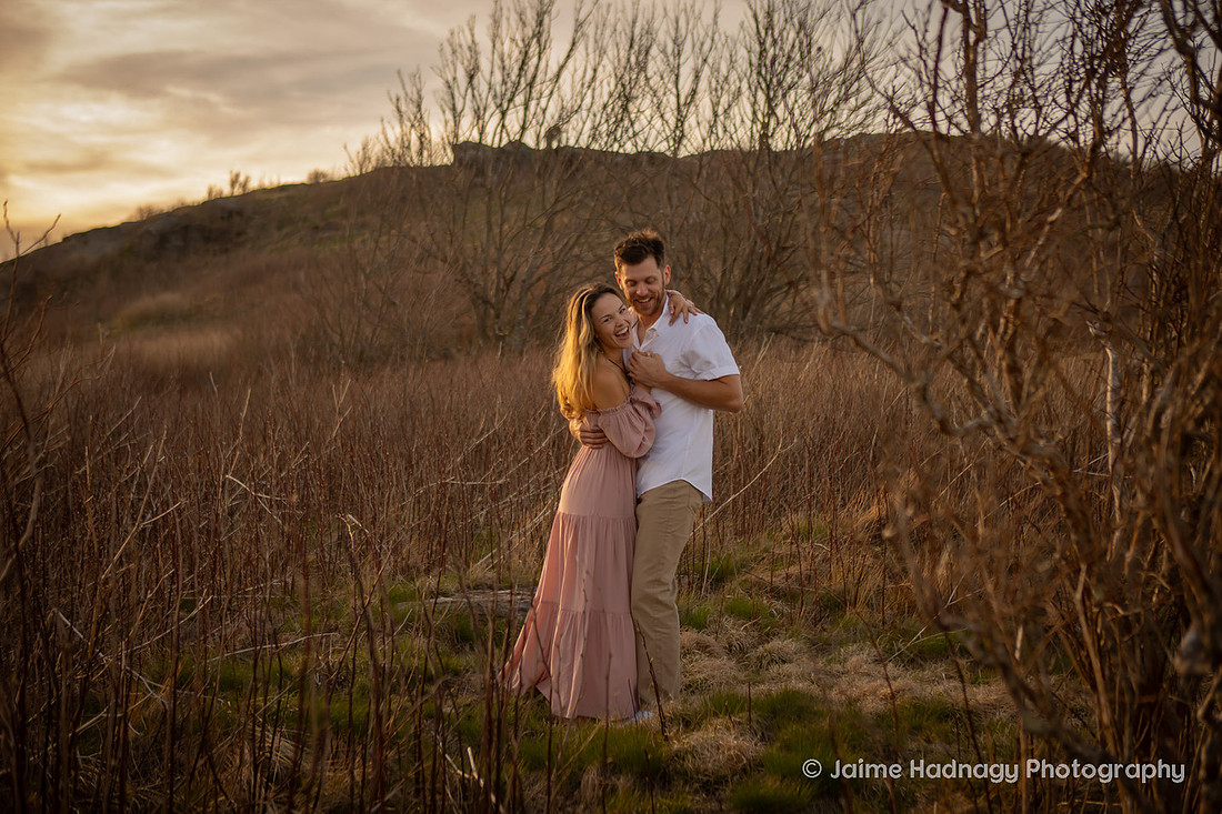 Sunset Engagement Session at Black Balsam | Asheville Photographer