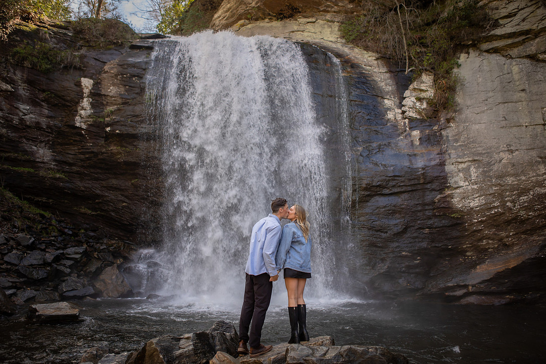 Looking Glass Falls Engagement Session