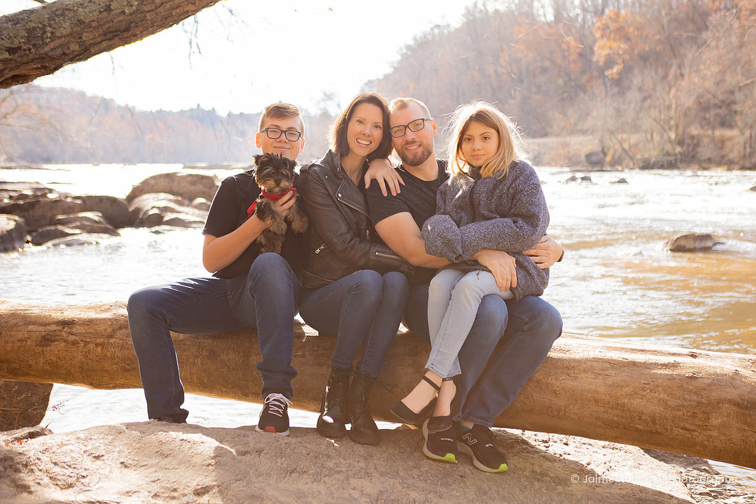 Asheville Family Photography by the French Broad River
