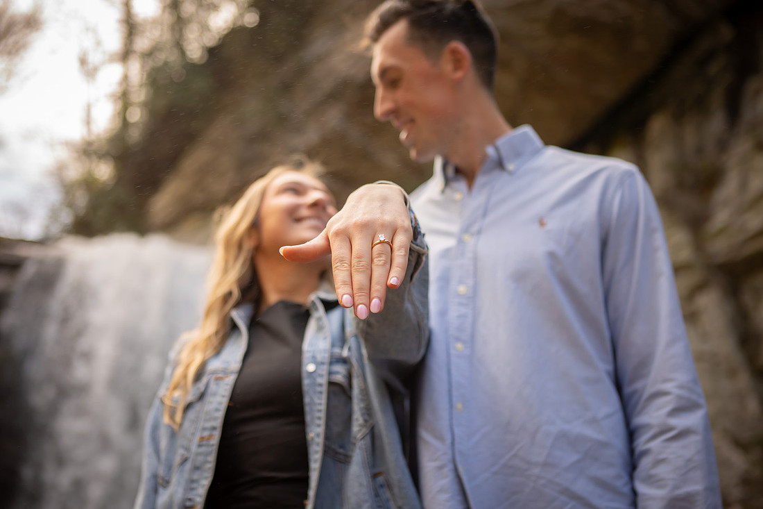 Hendersonville Engagement Photographer Surprise Proposal