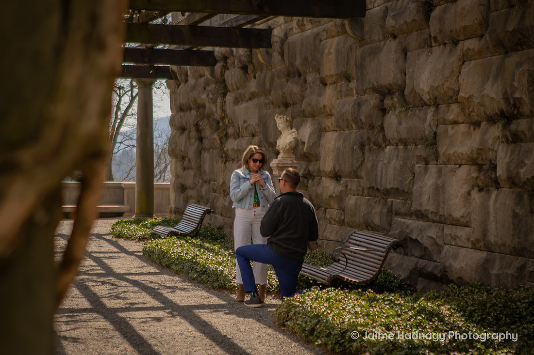 Proposal Photography at the Pergola at Biltmore Estate