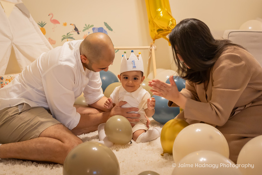 Family Photos with Baby | Asheville Cake Smash Photographer