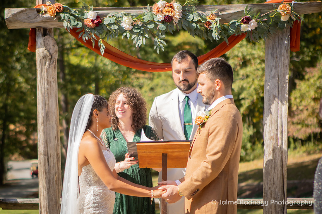 Outdoor Ceremony | Asheville Wedding Photographer
