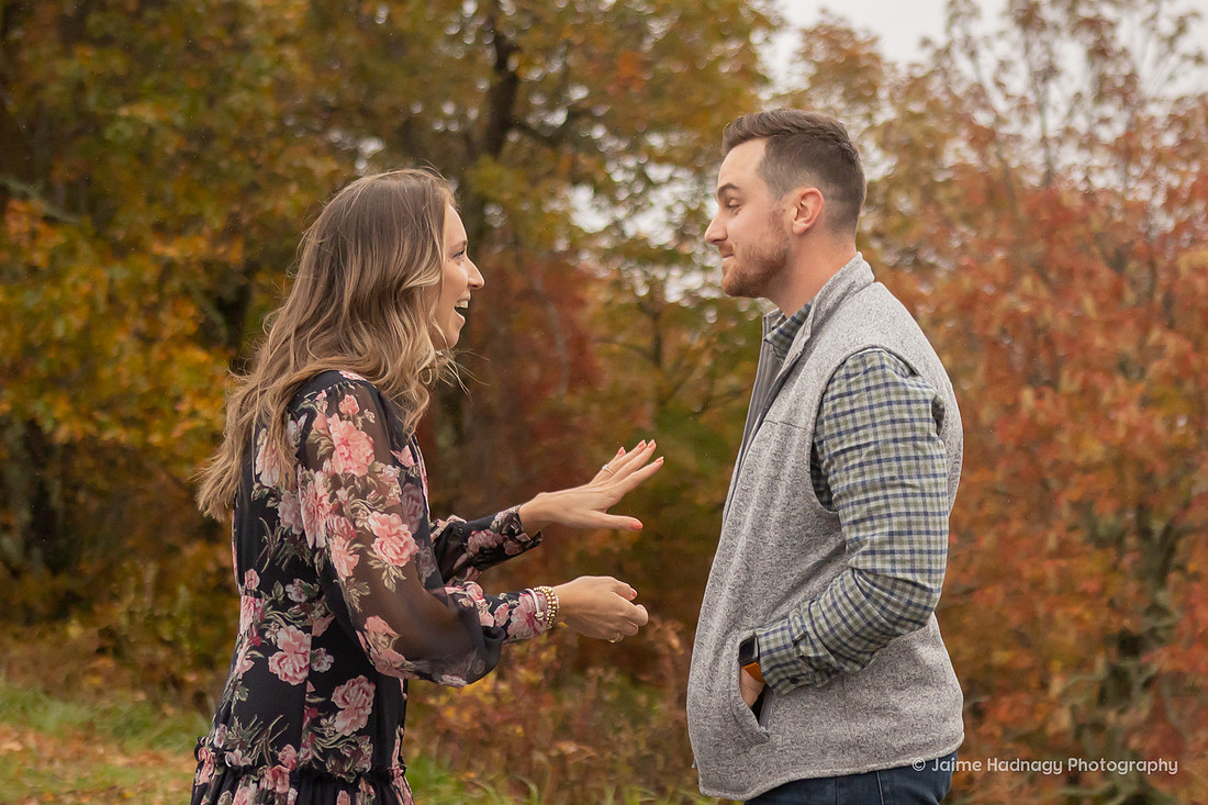 Proposing in the rain | Asheville Engagement Photographer