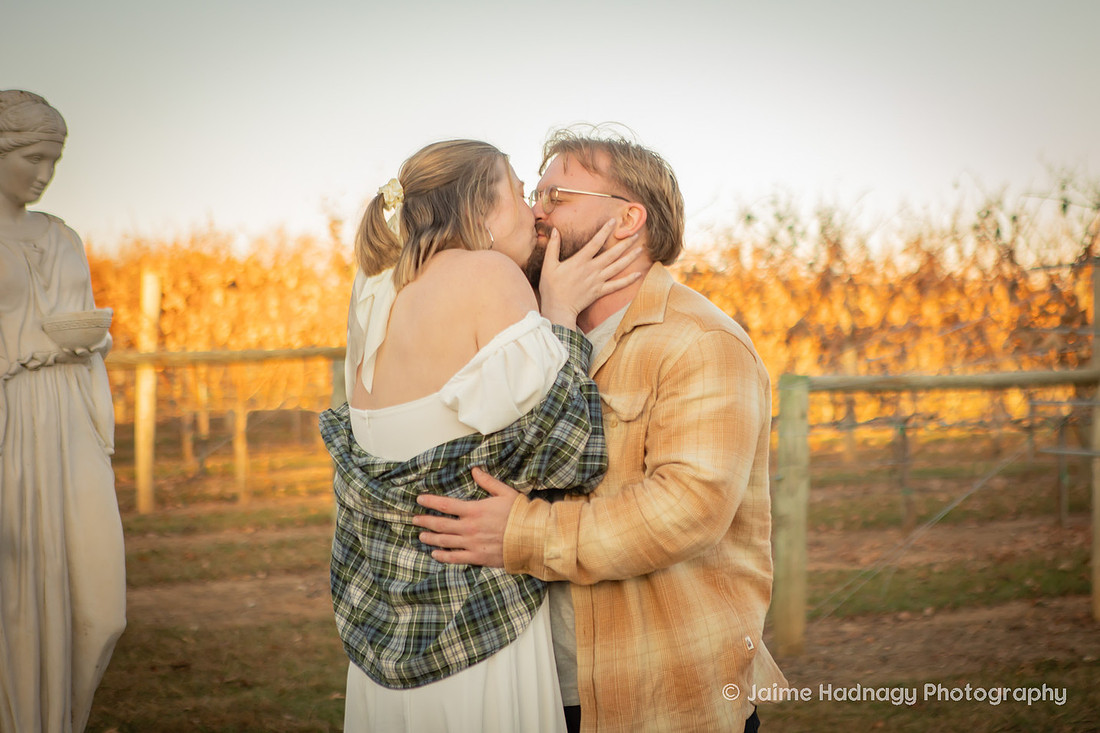 Vineyard Proposal Photography | Asheville Engagement Photographer