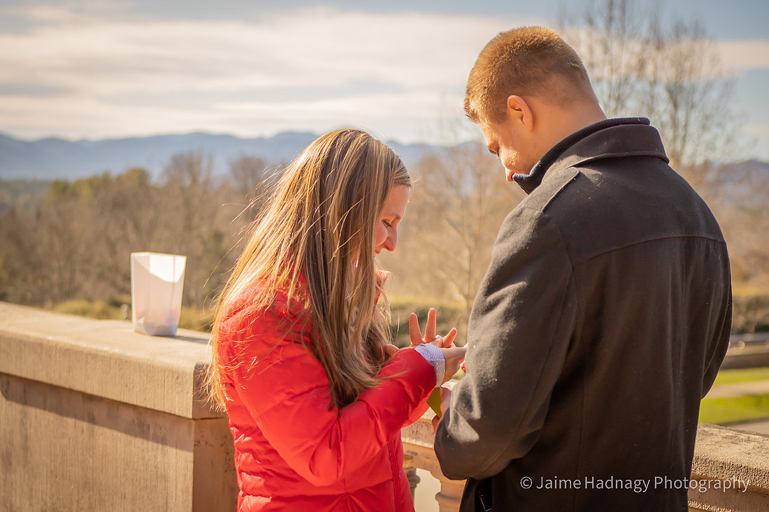 Surprise Proposal at Biltmore Estate | Asheville Engagement Photographer
