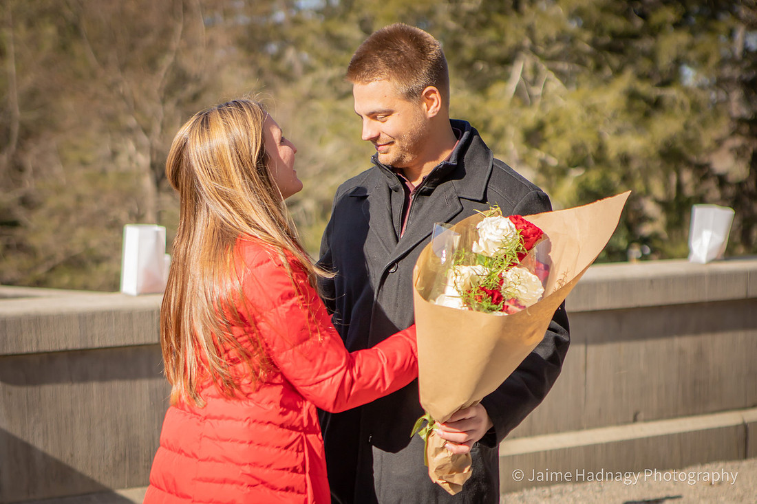 Engagement photos at Biltmore Estate