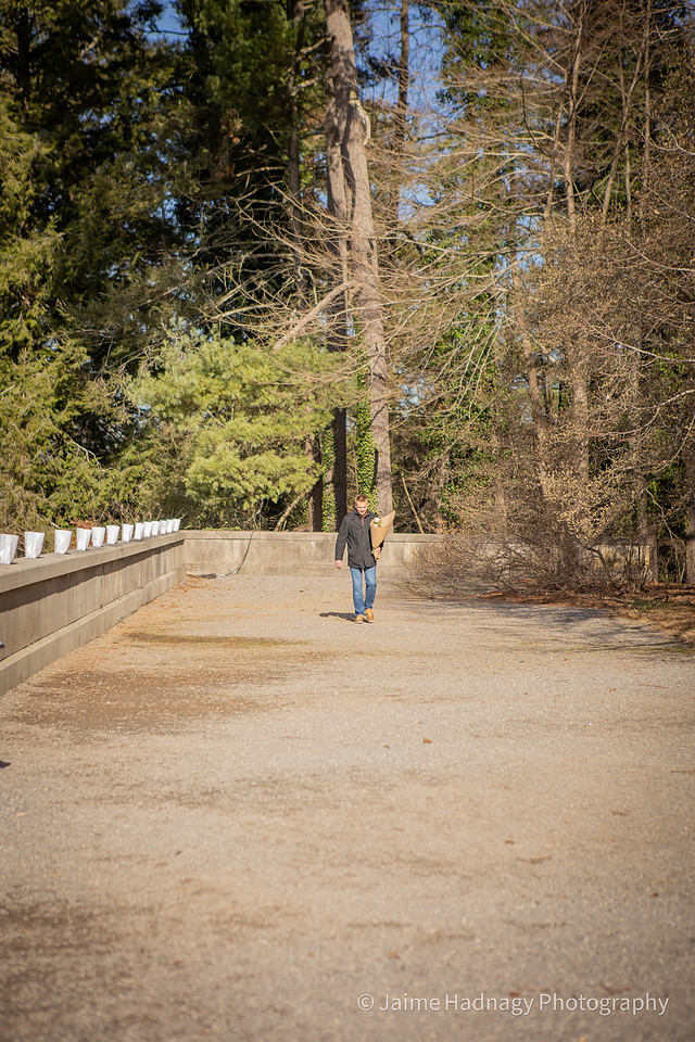 Engagement photos at Biltmore Estate