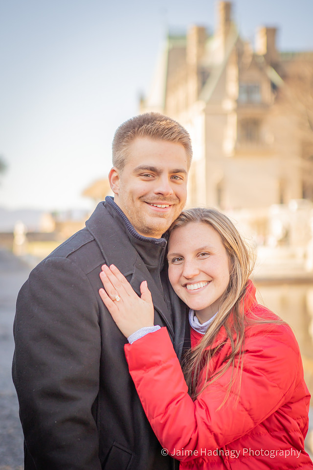 Engagement photos at Biltmore Estate