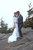 Erick & Christin: Honeymoon Mountain Adventure Bridal Portrait