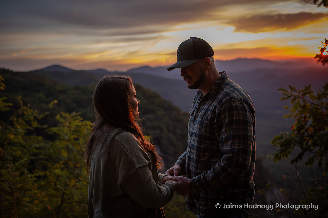 Getting Engaged at Pretty Place Fred Symmes CHapel | Asheville Proposal Photographer