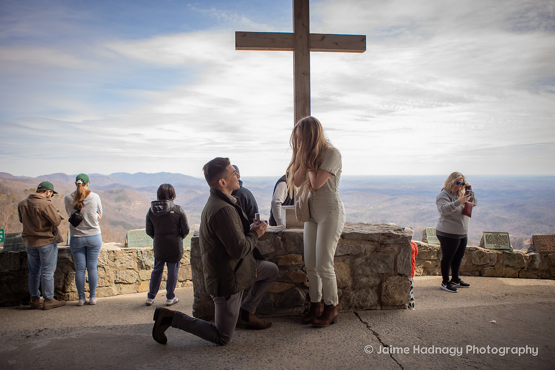 Surprise Proposal at Pretty Place with Professional Photographer