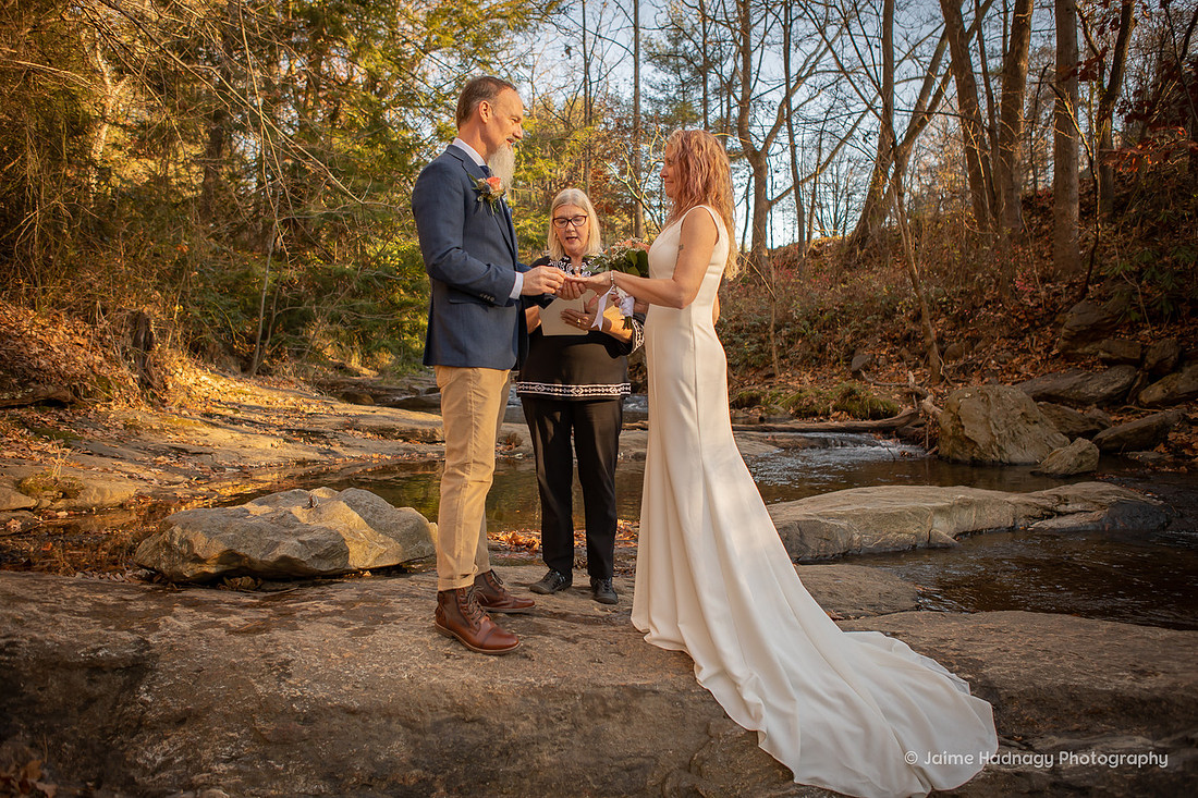 Asheville River Elopement Botanical Gardens at Asheville | Wedding Photographer