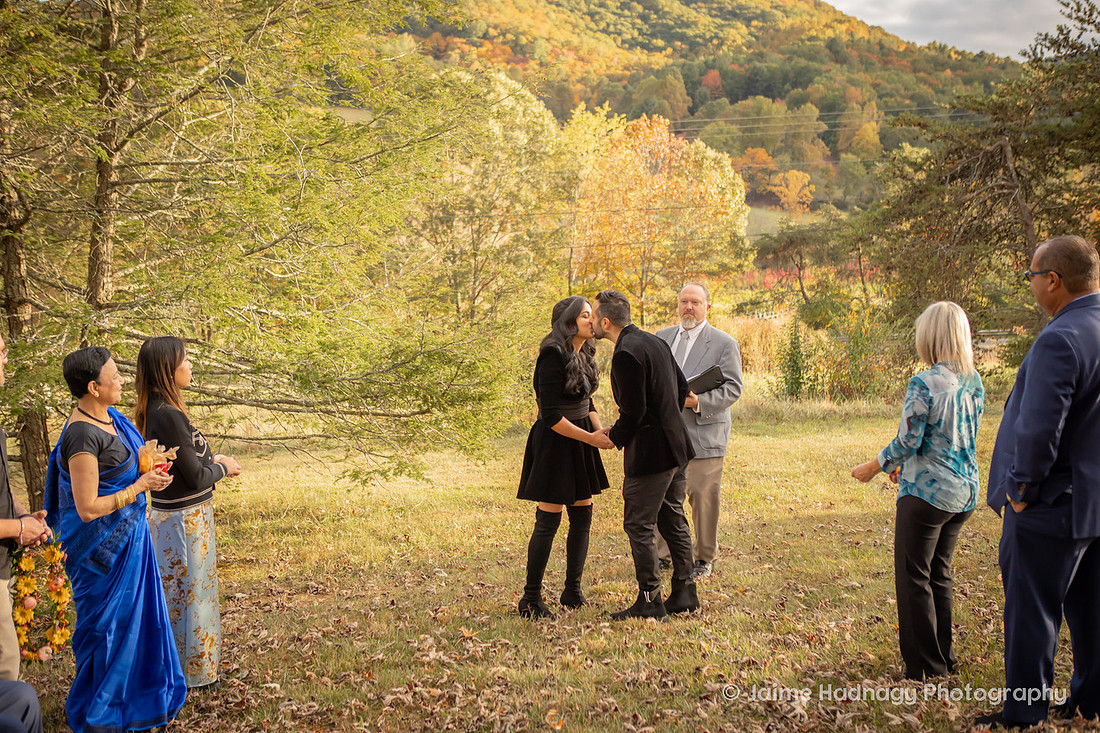 Outdoor Micro Wedding | Asheville Elopement Photographer