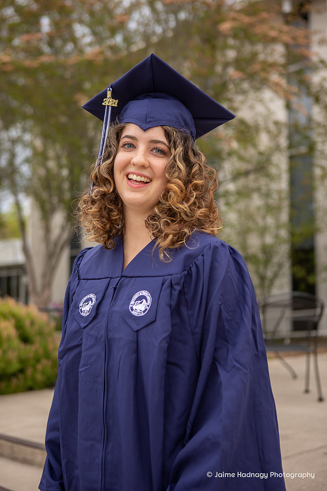 College Senior Graduation Photos | UNC Asheville Portrait Photographer
