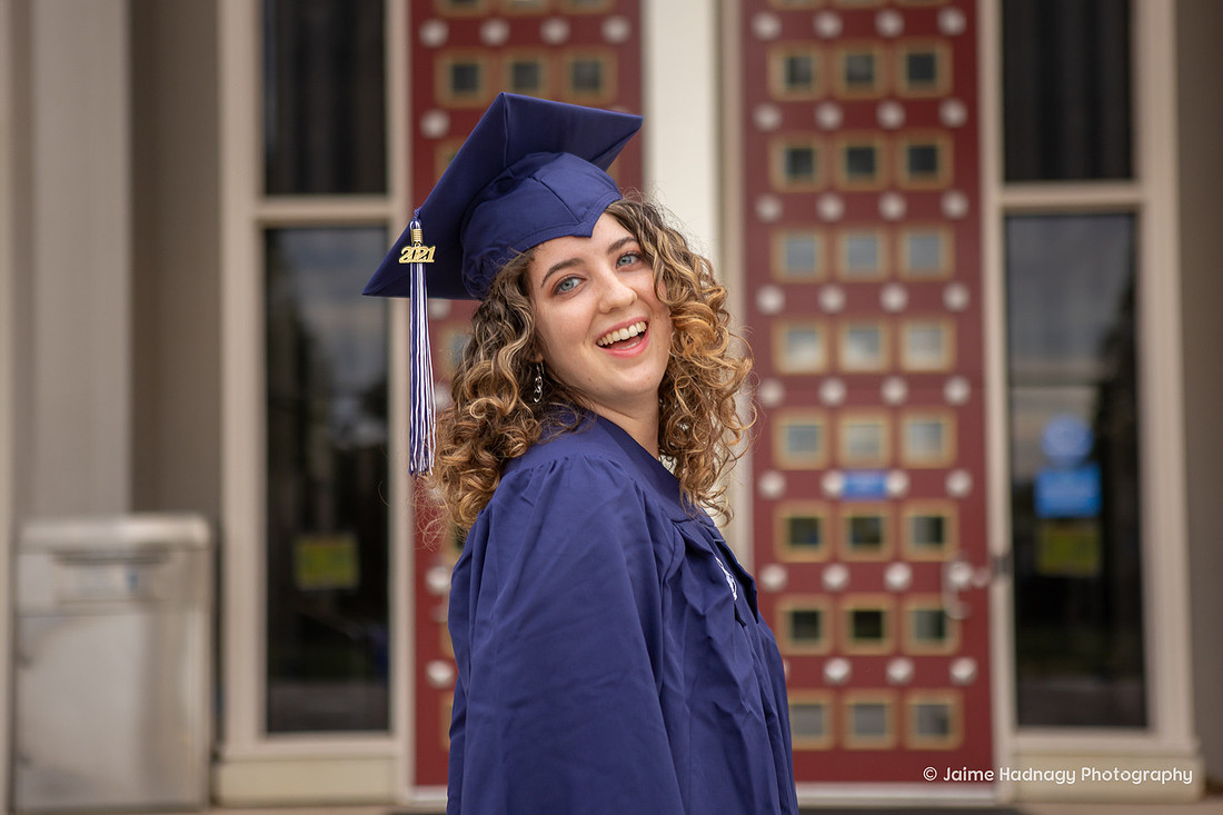 College Senior Graduation Photos | UNC Asheville Portrait Photographer