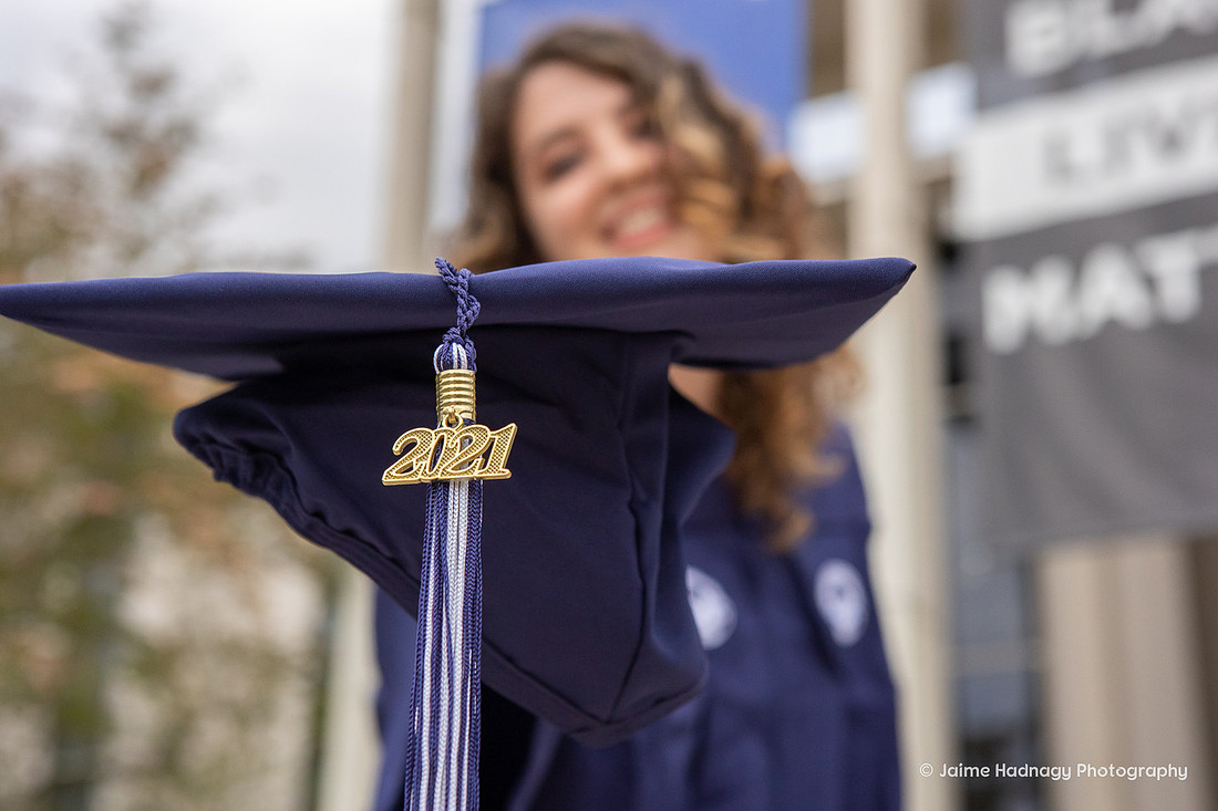 College Senior Graduation Photos | UNC Asheville Portrait Photographer