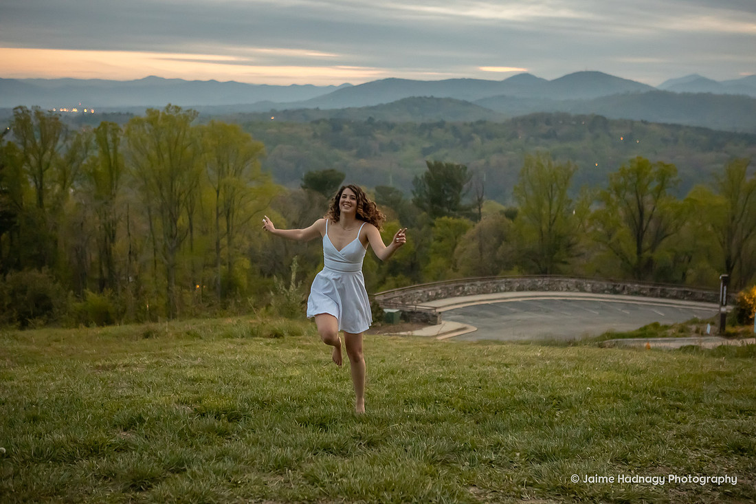 College Senior Graduation Photos | UNC Asheville Portrait Photographer
