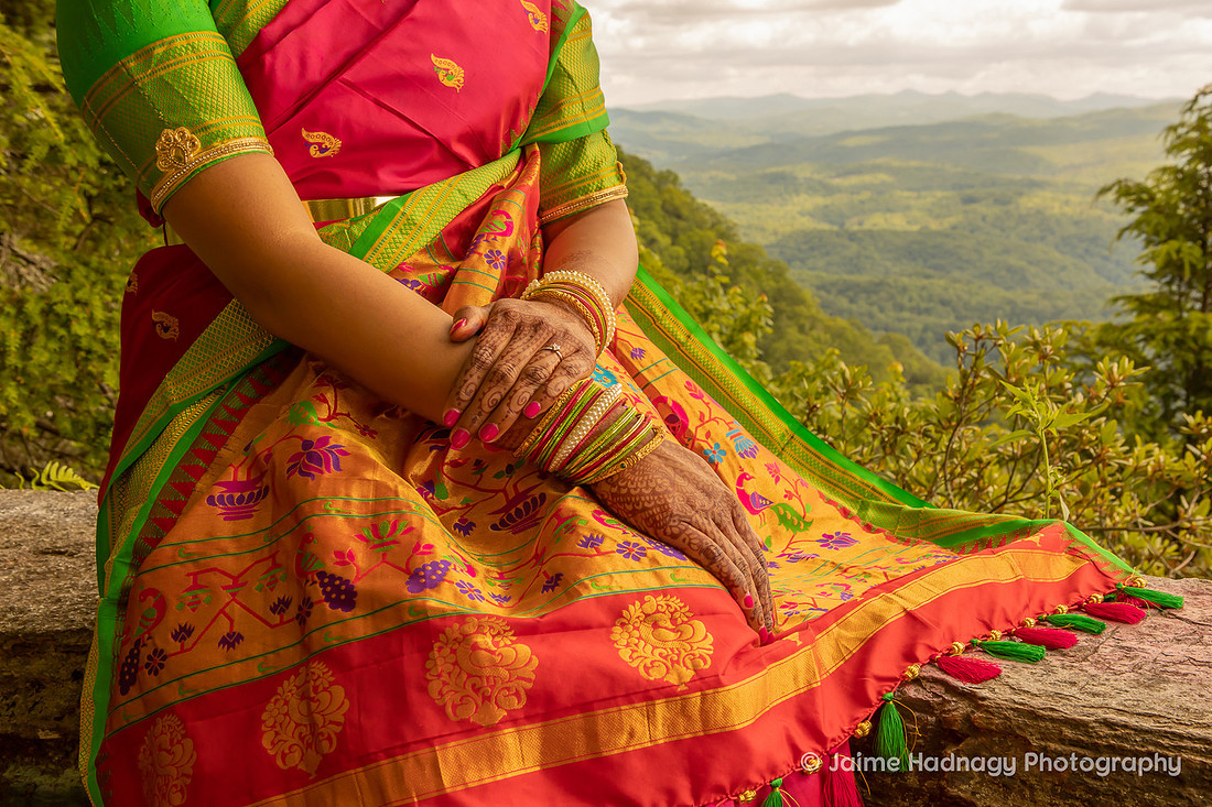 Indian Bride | Asheville Elopement Photographer