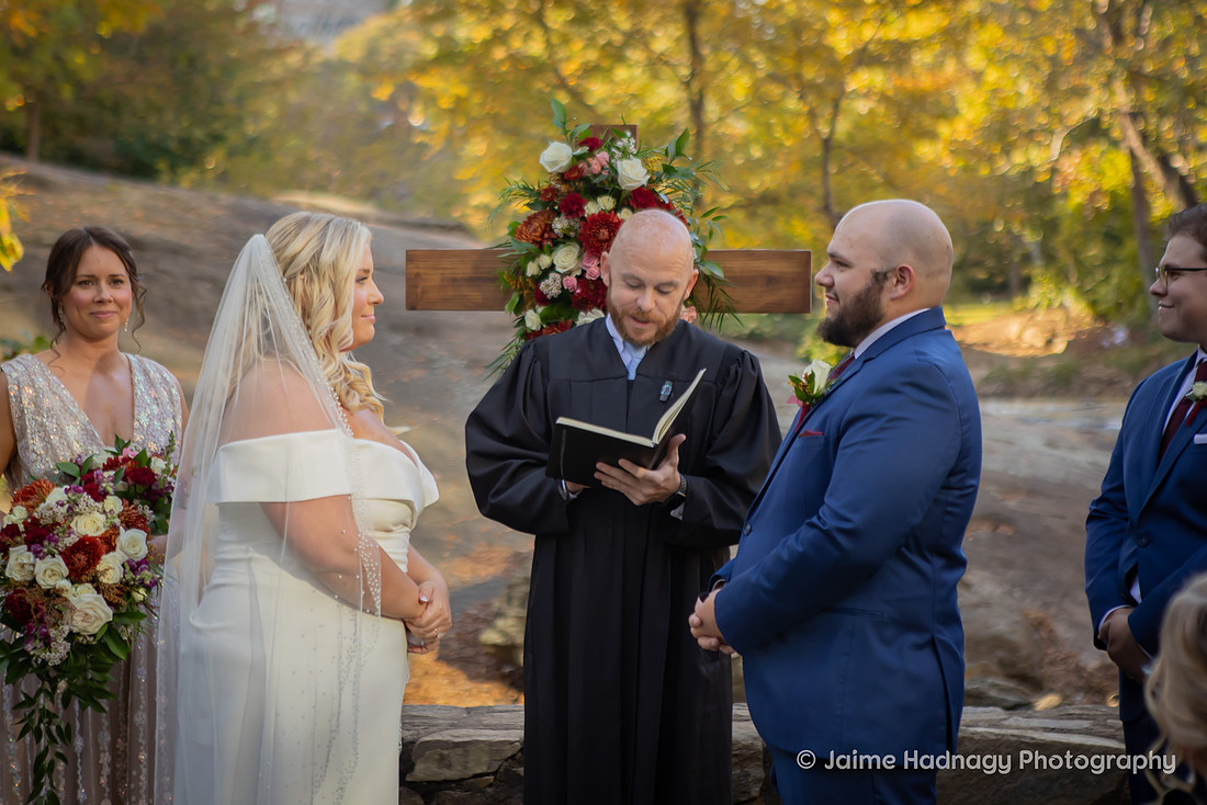 Outdoor Wedding at Falls Park in Greenville SC | Asheville Photographer | Destination Wedding
